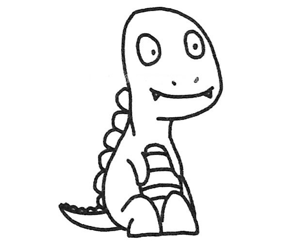 儿童恐龙的简单画法大全 恐龙简笔画