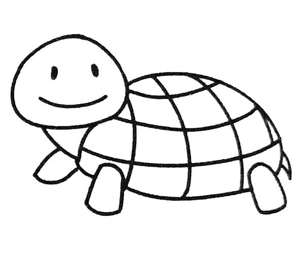 6款卡通乌龟简笔画图片 乌龟的简单画法
