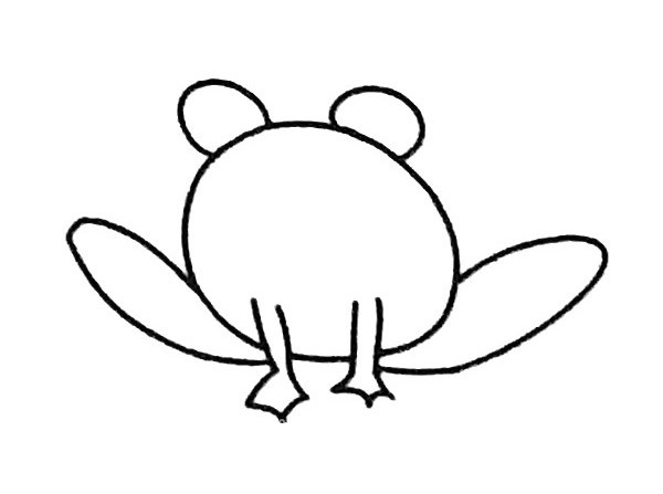 儿童学画卡通青蛙简笔画步骤图解 简单的青蛙如何画