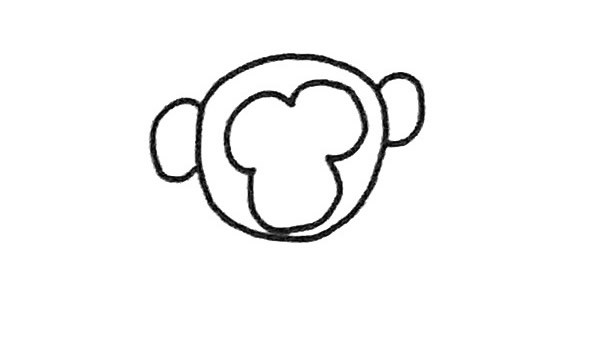 儿童学画长臂猿简笔画步骤图解 长臂猿如何画