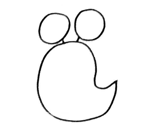 儿童学画卡通蜗牛简笔画步骤教程 卡通蜗牛如何画
