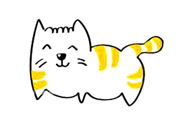 12款可爱的小猫简笔画图片 小猫的简单画法大全