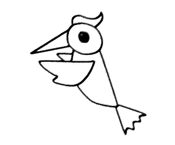 6款啄木鸟简笔画图片 啄木鸟的简单画法大全