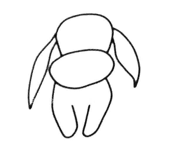 儿童学画呆萌的毛驴简笔画步骤教程 毛驴的简单画法