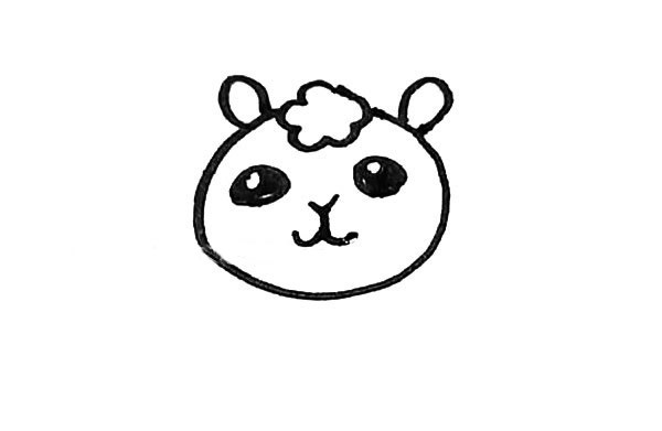 儿童学画羊驼简笔画步骤教程 羊驼的简单画法