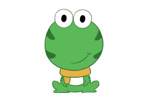 【青蛙简笔画】三款可爱的卡通青蛙简笔画图片