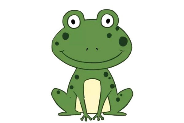 【青蛙简笔画】三款可爱的卡通青蛙简笔画图片