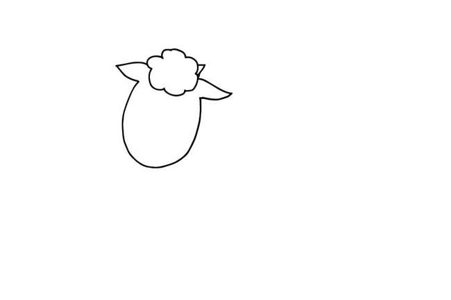 【小羊简笔画】欢快的小羊简笔画步骤图解教程