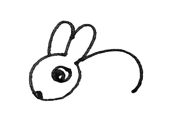 轻松学画小兔子简笔画步骤图解教程
