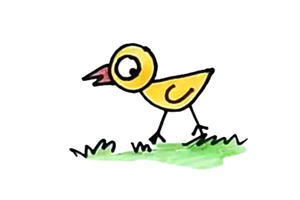 小鸡如何画 简单的小鸡简笔画画法步骤图文教程