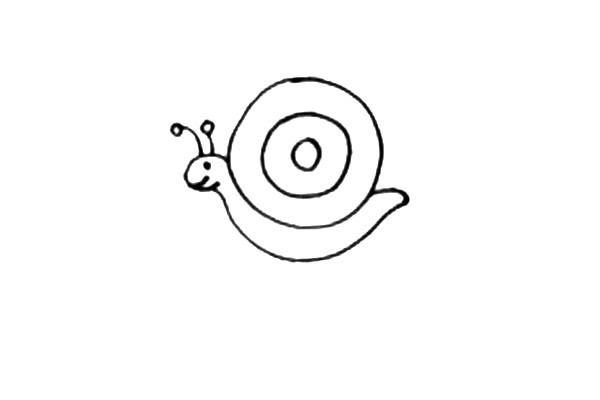 蜗牛如何画 简笔画蜗牛的简单画法步骤图文教程