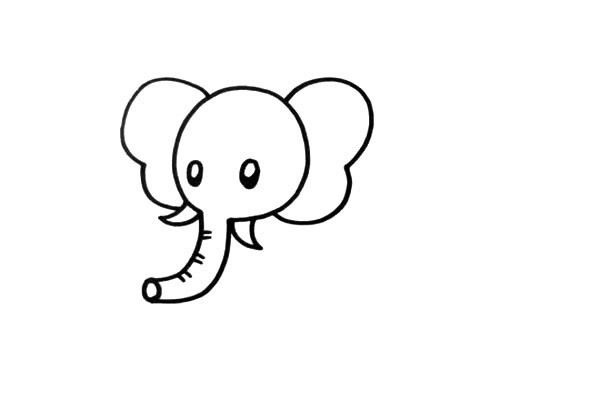 如何画彩色大象的画法 大象简笔画步骤图文教程