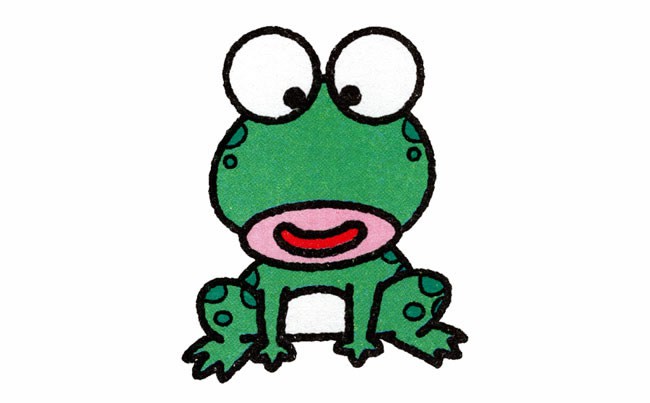 青蛙简笔画动物 青蛙动物简笔画步骤图片大全