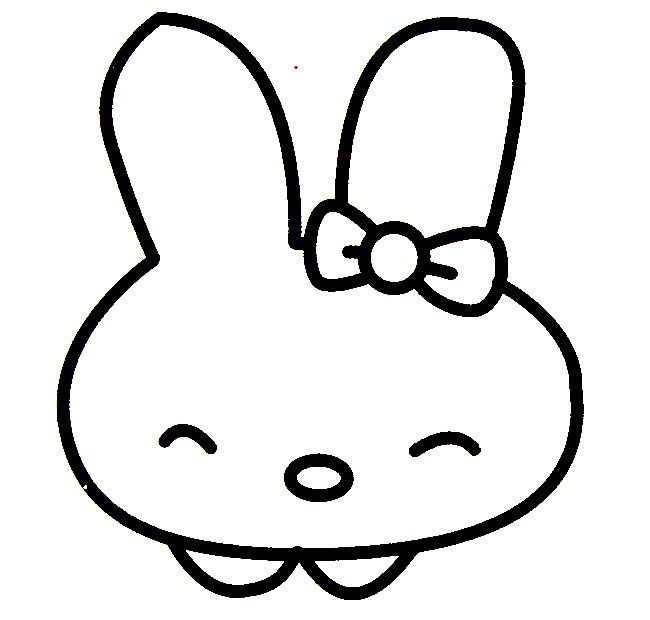 兔子简笔画 卡通萌兔子简笔画动物 卡通萌兔子动物简笔画步骤图片大全