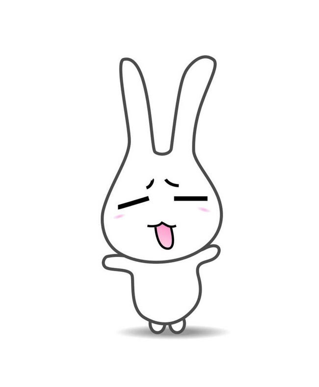 可爱的卡通兔子简笔画动物 可爱的卡通兔子动物简笔画步骤图片大全