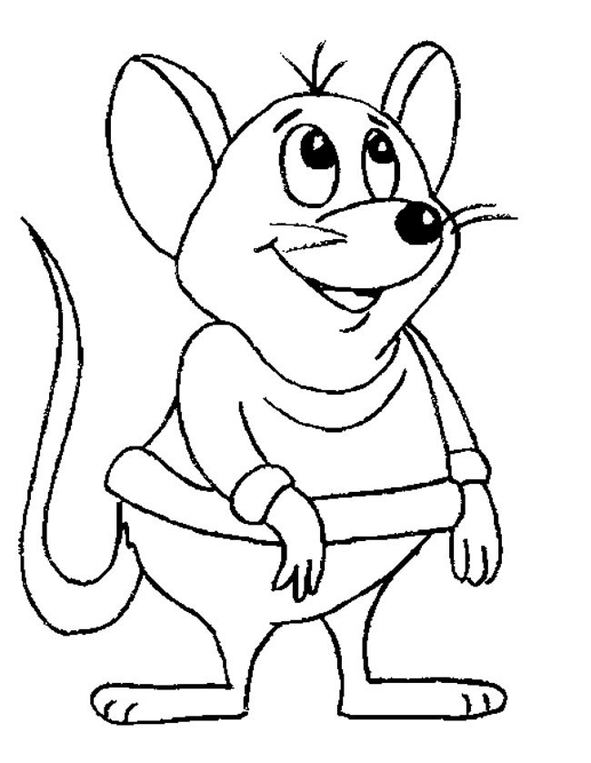 卡通老鼠简笔画动物 卡通老鼠动物简笔画步骤图片大全