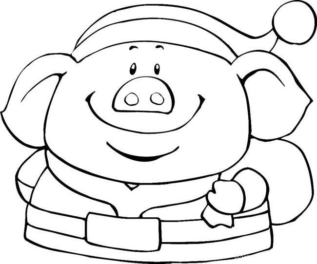 卡通猪简笔画动物 卡通猪动物简笔画步骤图片大全