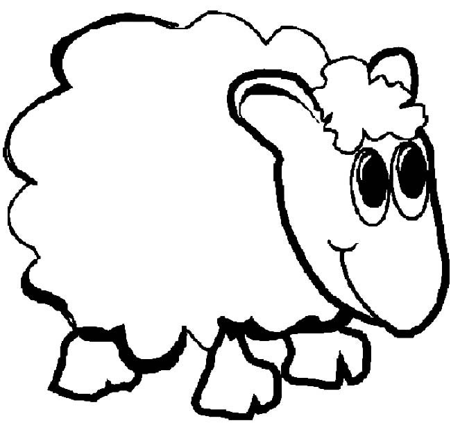 绵羊简笔画动物 绵羊动物简笔画步骤图片大全二