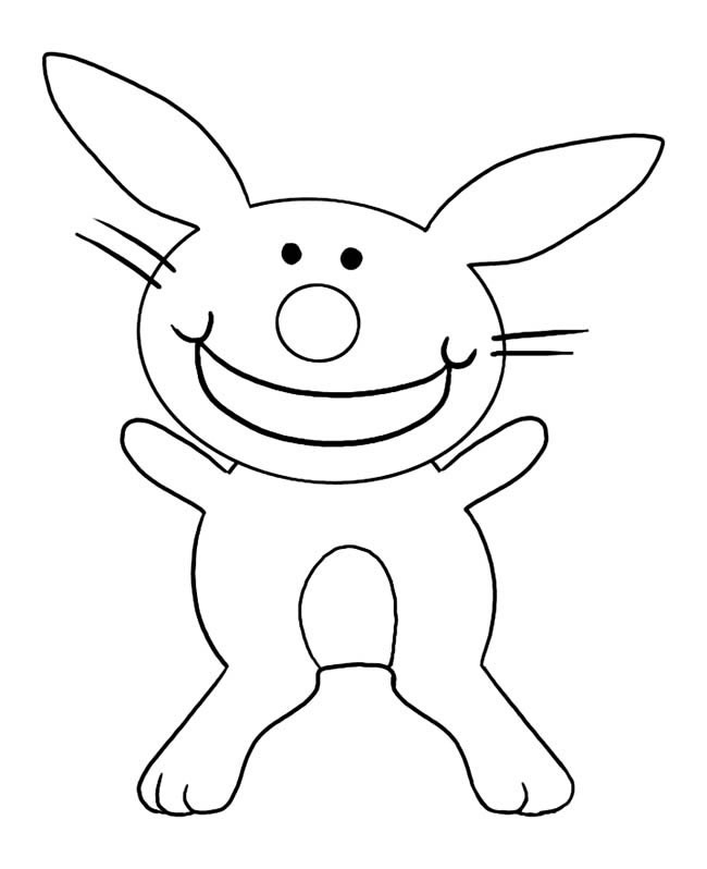 大嘴兔子简笔画动物 大嘴兔子动物简笔画步骤图片大全