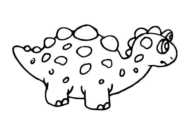 儿童简笔画 卡通恐龙简笔画图片 卡通恐龙动物简笔画步骤图片大全