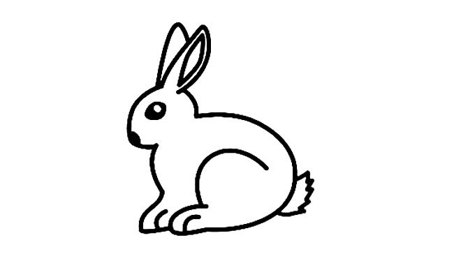 动物简笔画大全 兔子简笔画图片大全