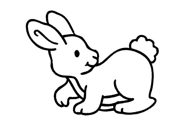 兔子简笔画 卡通萌兔子简笔画图片