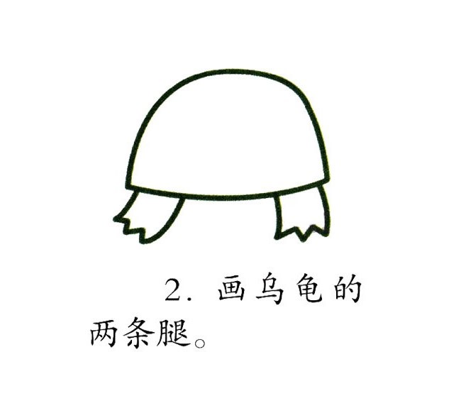 彩色乌龟简笔画图片大全 彩色乌龟简笔画的画法步骤图解