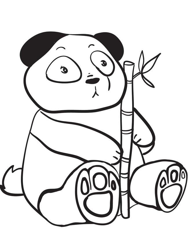 8款熊猫简笔画图片大全 手绘熊猫简笔画如何画