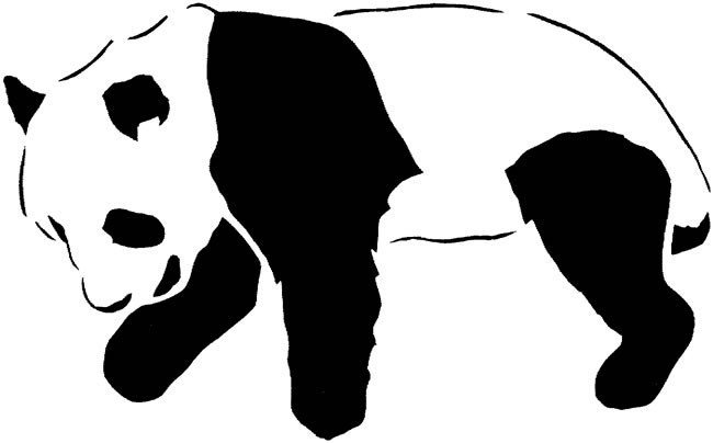 8款熊猫简笔画图片大全 手绘熊猫简笔画如何画