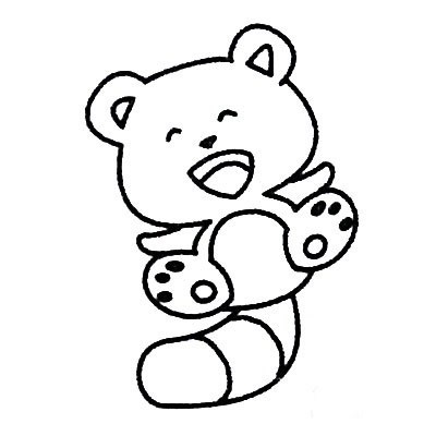 【幼儿浣熊简笔画】可爱小浣熊简笔画的画法步骤图