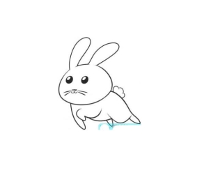 【玉兔简笔画】玉兔的简笔画素描画图片大全