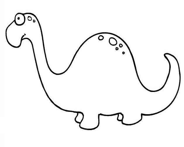 【恐龙简笔画】简单的儿童画恐龙简笔画图片大全