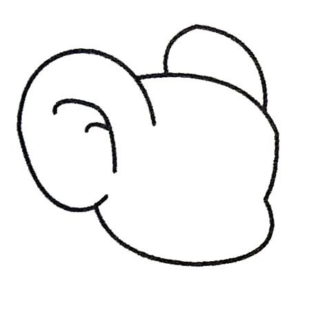 【老鼠简笔画】幼儿卡通老鼠简笔画如何画以及画法步骤图教程