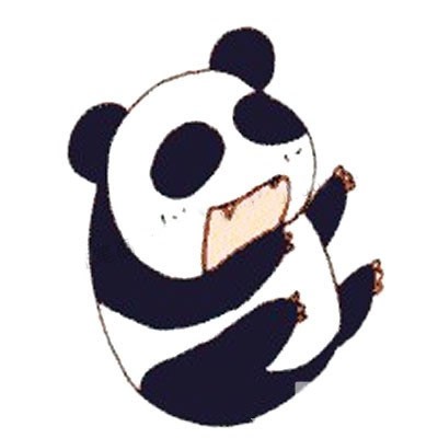 【熊猫简笔画图片】可爱大熊猫简笔画的画法步骤教程