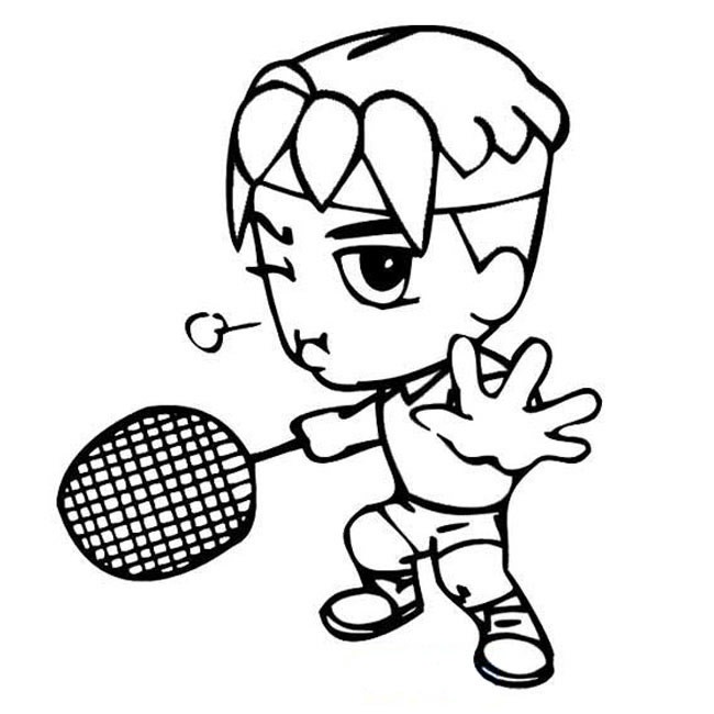 网球小王子简笔画动漫人物 网球小王子动漫人物简笔画步骤图片大全