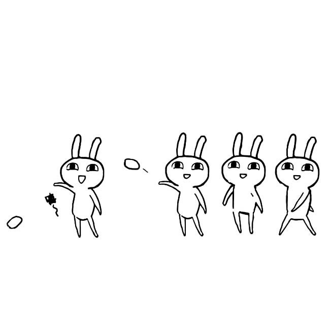卡通小兔子简笔画图片 卡通小兔子简笔画图片大全