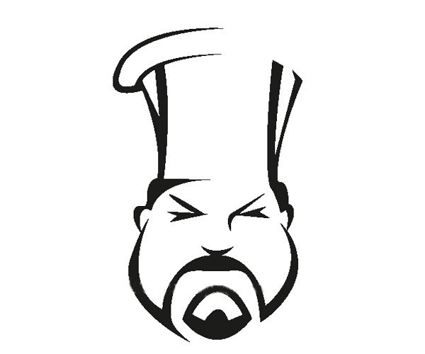 12款不同的厨师头像简笔画图片 厨师头像的简单画法大全