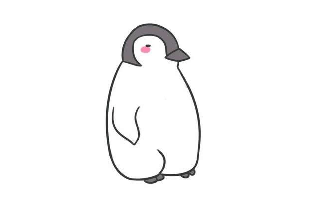10组萌萌哒小企鹅简笔画，3分钟全学会，简单又好画！