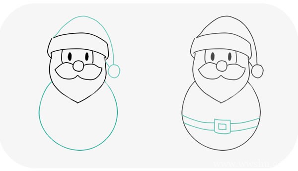 圣诞老人如何画 简单的圣诞老人简笔画步骤图文教程
