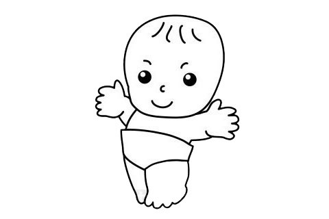 婴儿简笔画人物可爱 婴儿如何画简单又可爱