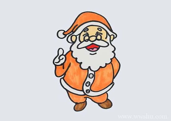 圣诞老人简笔画 圣诞老人如何画漂亮又简单