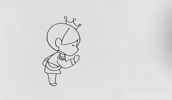 灰姑娘和王子的简笔画步骤画法教程