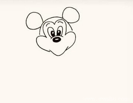 米老鼠如何画简笔画简单画法又漂亮