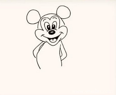 米老鼠如何画简笔画简单画法又漂亮