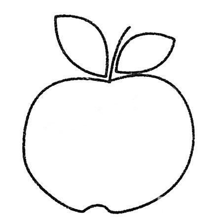 【苹果简笔画】各种苹果简笔画的画法步骤图片大全