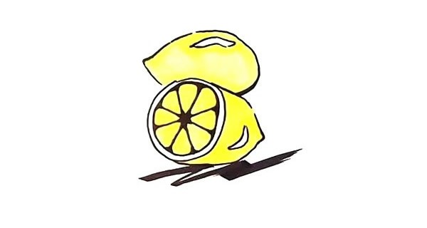 柠檬的画法 一步步教你画柠檬简笔画教程步骤图片大全