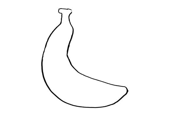 卡通香蕉如何画 卡通香蕉简笔画教程步骤图片大全