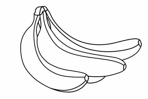 香蕉如何画简笔画_彩色香蕉简笔画画法步骤教程
