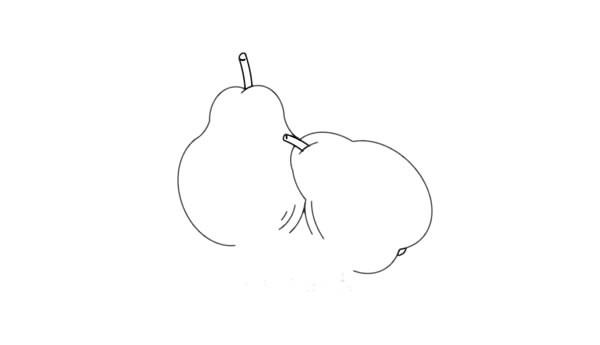 梨子如何画简单又漂亮 漂亮的梨子简笔画步骤图解教程