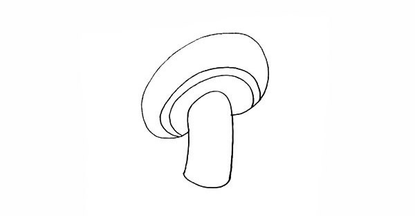卡通蘑菇如何画 卡通蘑菇简笔画步骤图解教程